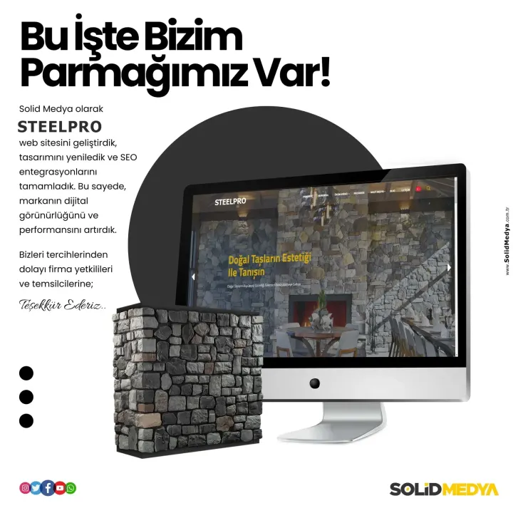 Steelprodekor — Web Tasarım Projesi | Solid Medya