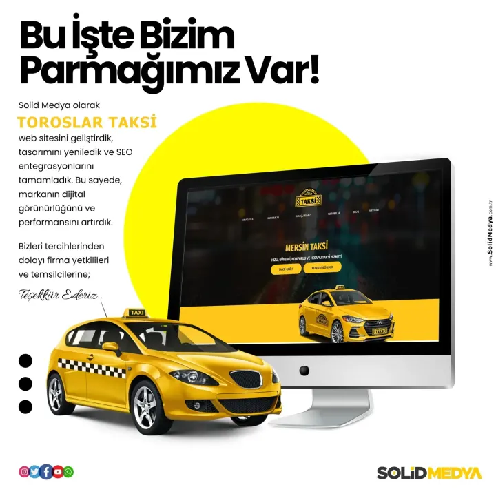Toroslartaksi — Web Tasarım Projesi | Solid Medya