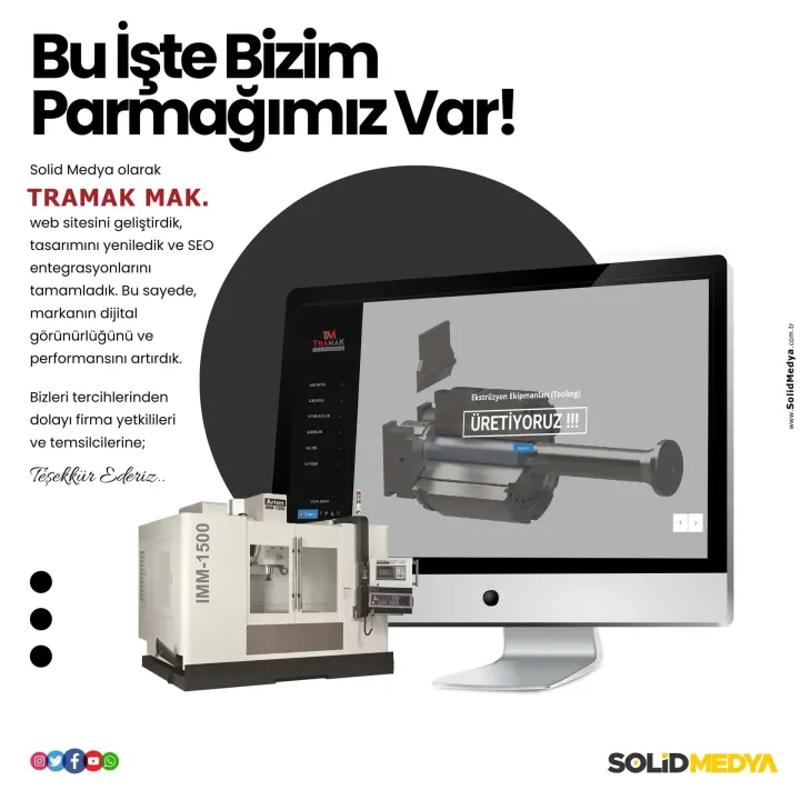 Tramakmakine — Web Tasarım Projesi | Solid Medya
