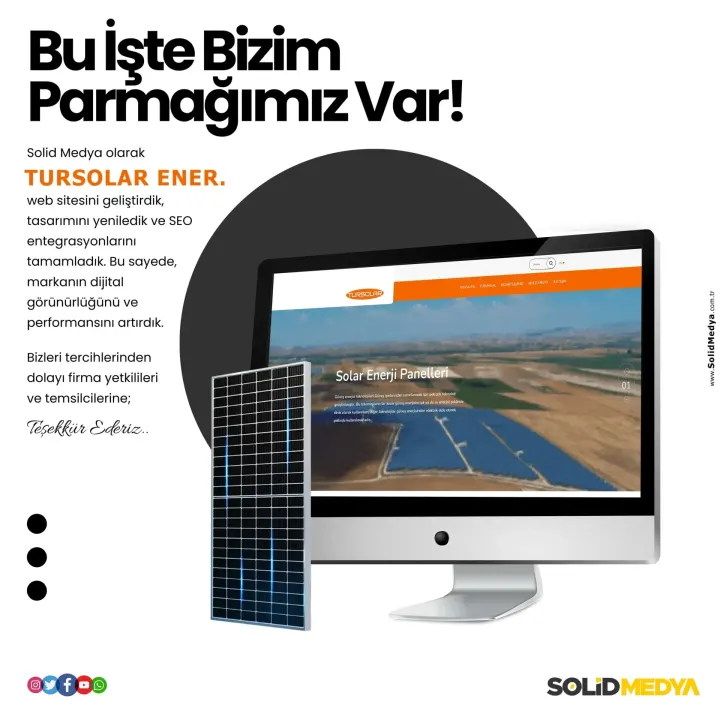 Tursolarsolar — Web Tasarım Projesi | Solid Medya