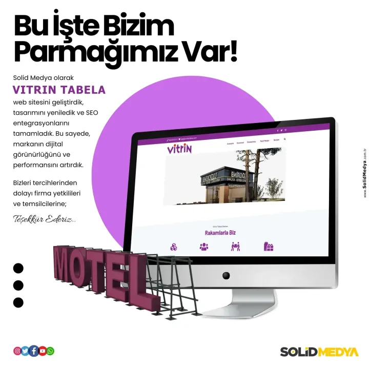 Vitrintabela — Web Tasarım Projesi | Solid Medya