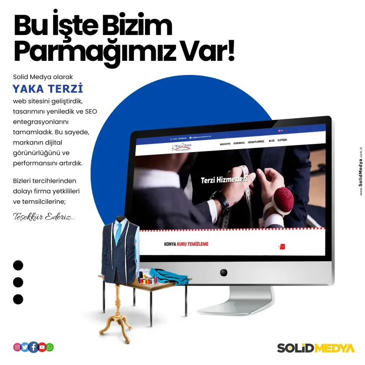 Yakaterzi — Web Tasarım Projesi | Solid Medya