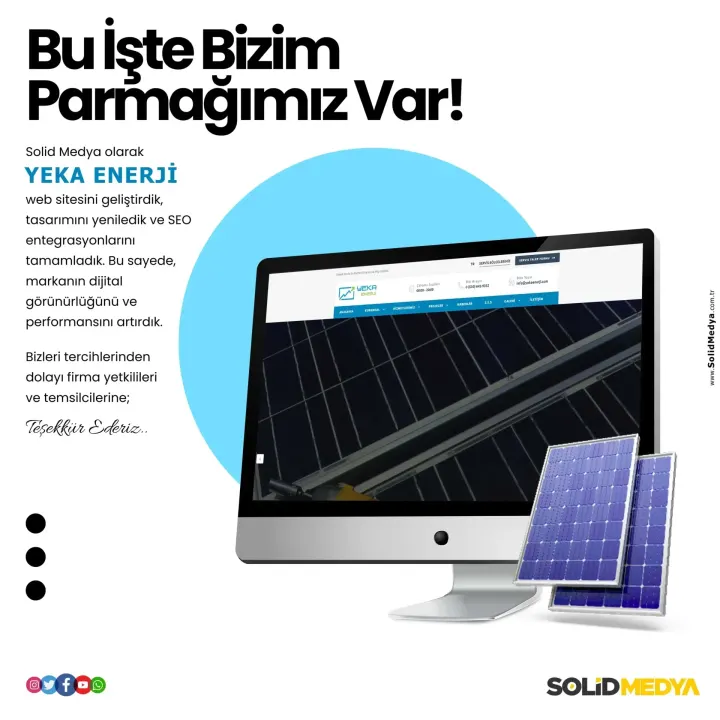 Yekaenerji — Kurumsal Numara Projesi | Solid Medya