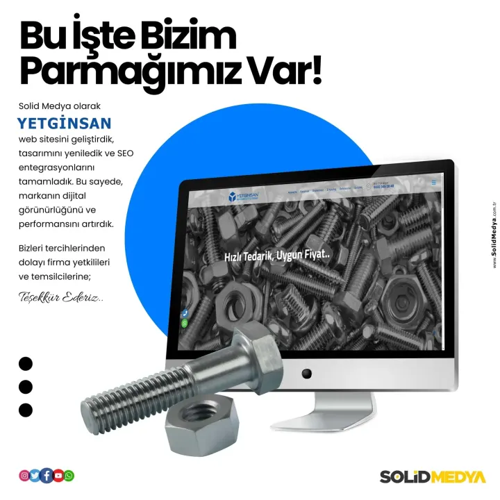 Yetginsancivata — Web Tasarım Projesi | Solid Medya