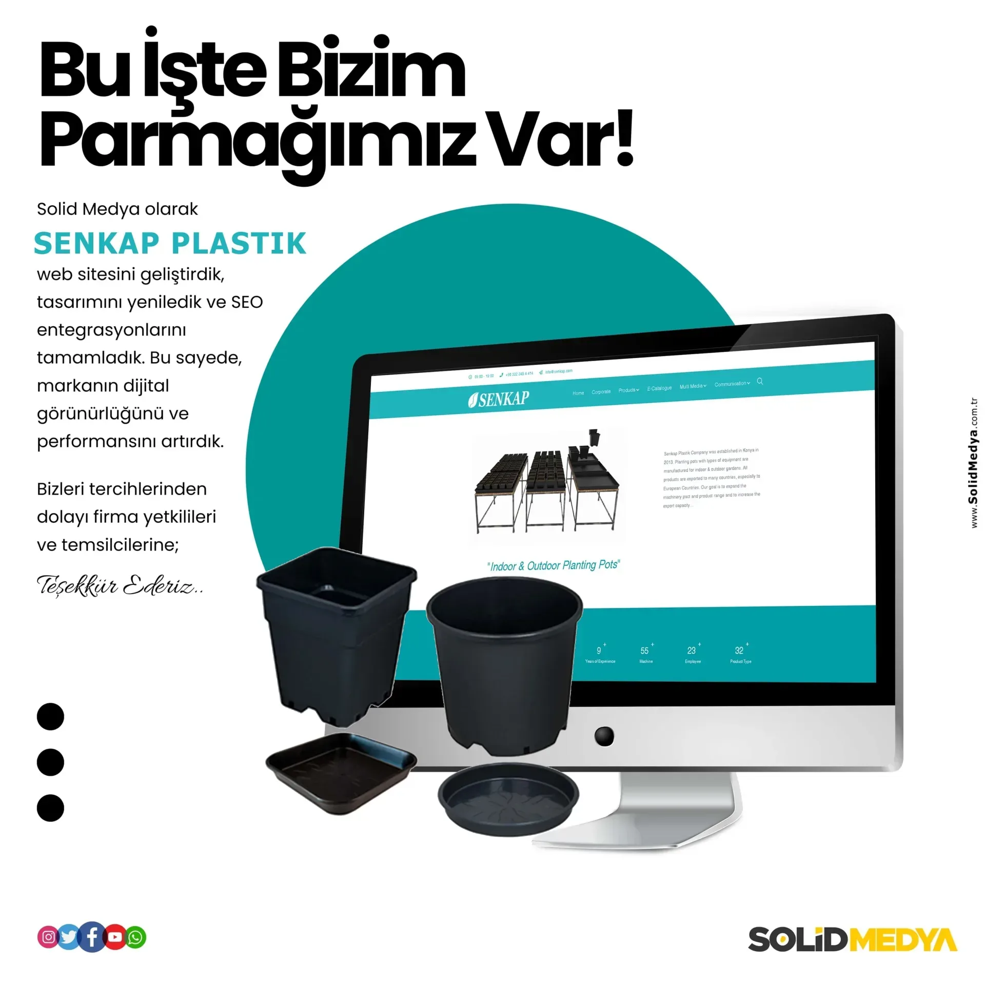 Senkap Plastik web tasarım projesi