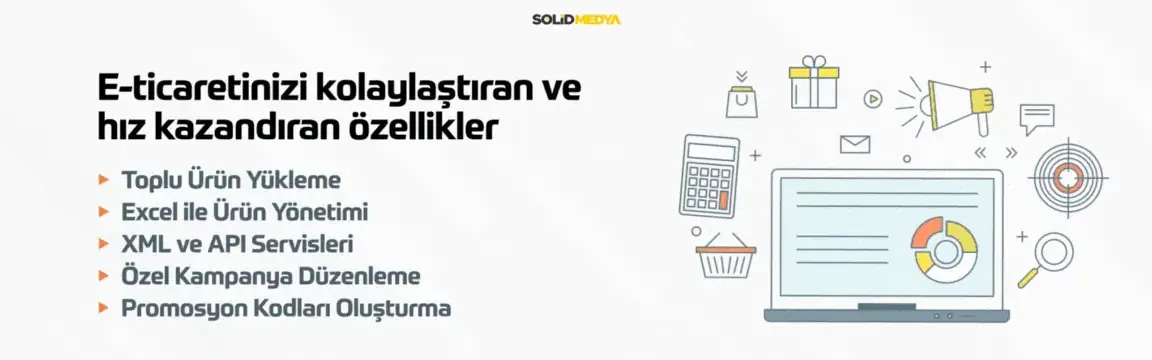 E-Ticaret sistemi altyapısı — Solid Medya Konya