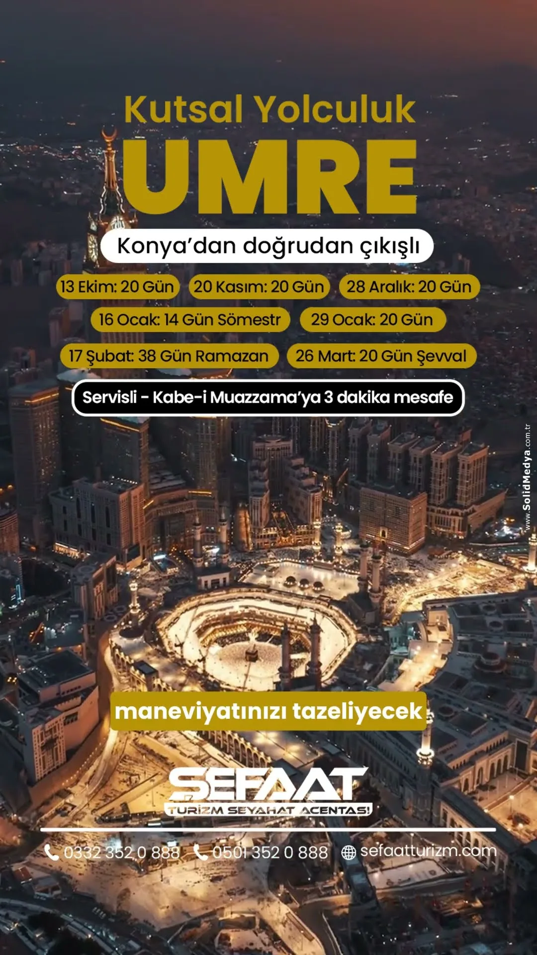 Şefaat Turizm (Reels) — 2. video kapak görseli